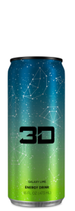 3D Energy Galaxy Lime