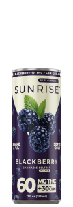 Sunrise Cannabis Seltzer 60mg Blackberry