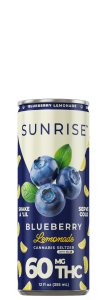 Sunrise Cannabis Seltzer 60mg Blueberry Lemonade