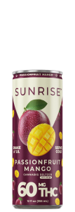 Sunrise Cannabis Seltzer 60mg Passionfruit Mango