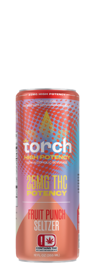 Torch 25mg THC Fruit Punch Seltzer