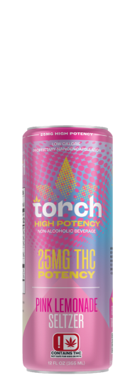 Torch 25mg THC Pink Lemonade Seltzer