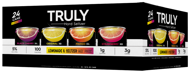 Truly Hard Seltzer Lemonade Variety 24-Pack