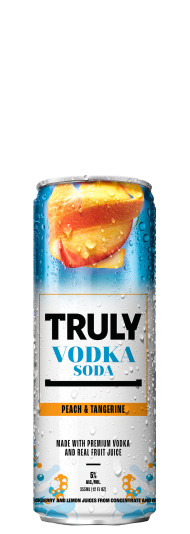 Truly Vodka Soda Peach & Tangerine