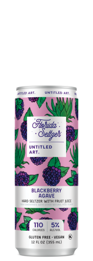 Untitled Art Florida Seltzer Blackberry Agave