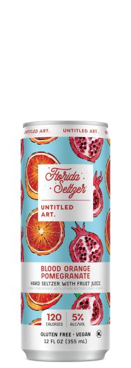 Untitled Art Florida Seltzer Blood Orange Pomegranate