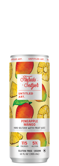 Untitled Art Florida Seltzer Pineapple Mango
