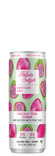 Untitled Art Florida Seltzer Prickly Pear Guava