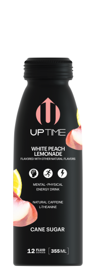 UPTIME Energy White Peach Lemonade