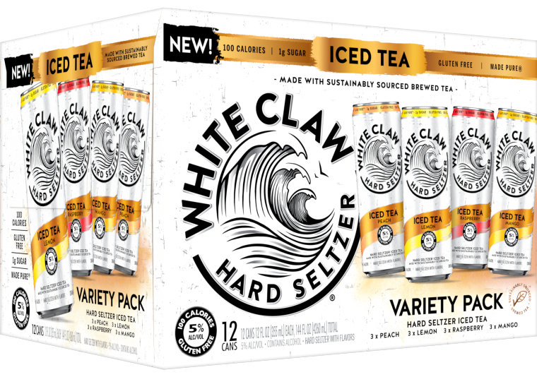 Beer White Claw Lemon Iced Tea Bill's Distributing