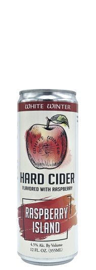 White Winter Hard Cider Raspberry Island
